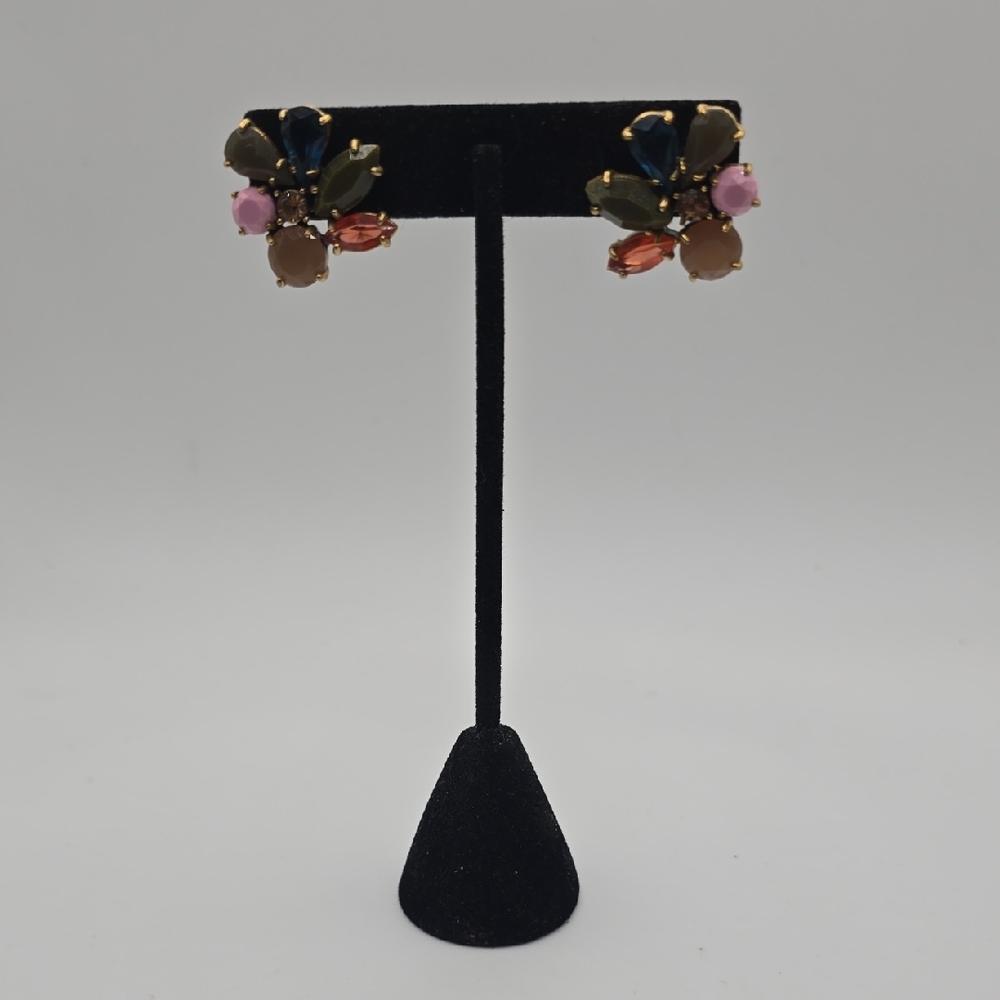 J. Crew Multicolor Floral Earrings